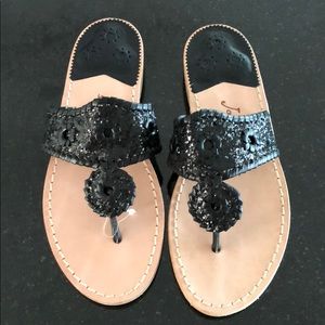 New with out box! Size 7 black sparkly jacks!